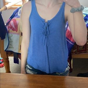 Blue tank top